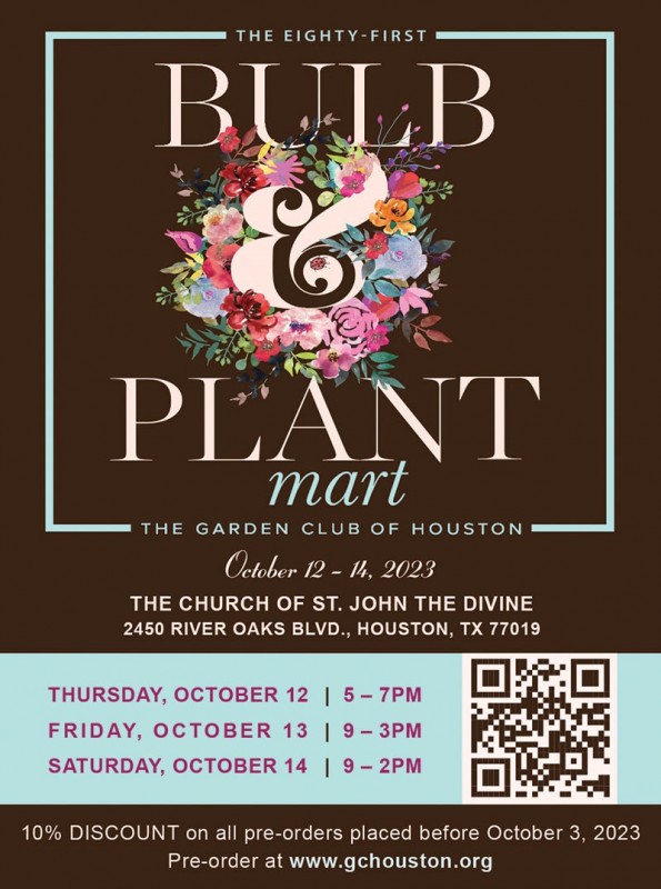 The Garden Club of Houston's 81st Bulb & Plant Market The Buzz Magazines